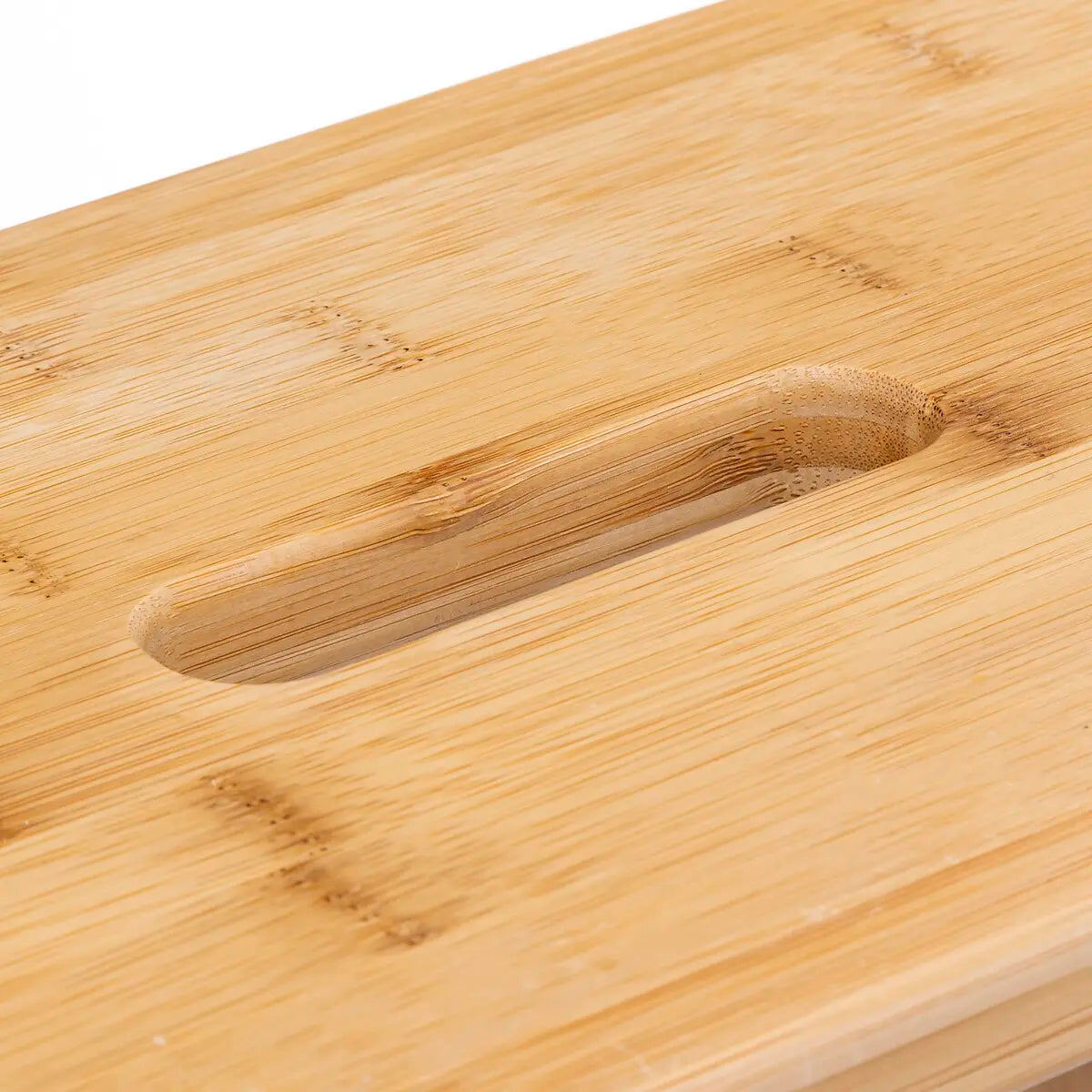 Scarita pliabila 3 trepte Atmosphera Bambou, bambus, 50x44x63 cm, maro natural