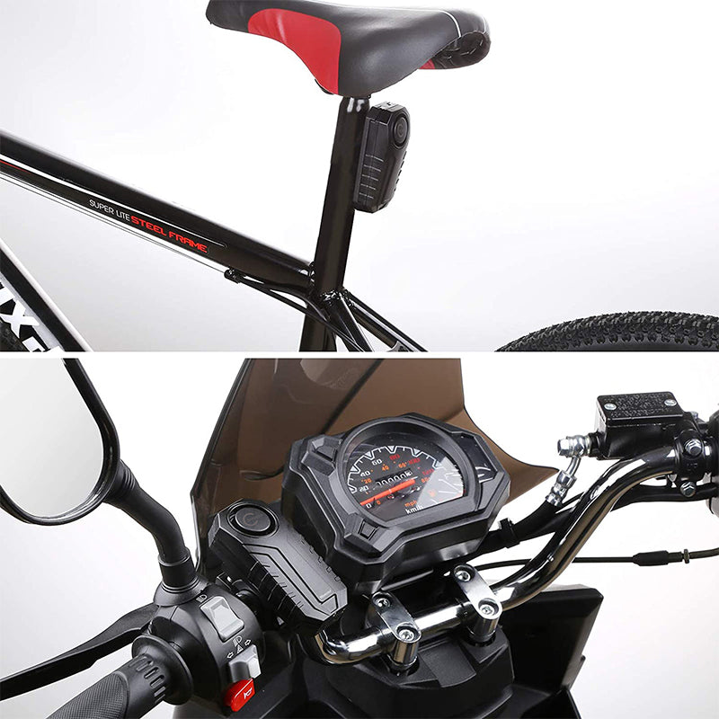 Alarma anti furt pentru biciclete si motociclete, senzor de vibratii, impermeabila, cu telecomanda, 113 db - 15