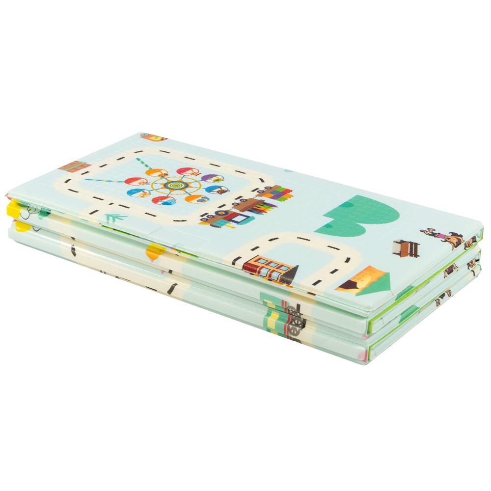 Covor pentru copii, din spuma moale XPE, non-alergic, 146×195 cm, cu animale