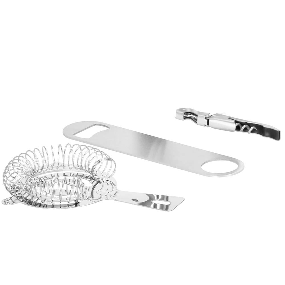 Set Cocktail Shaker Kit pentru barmani 750ml, KI16, 14 piese