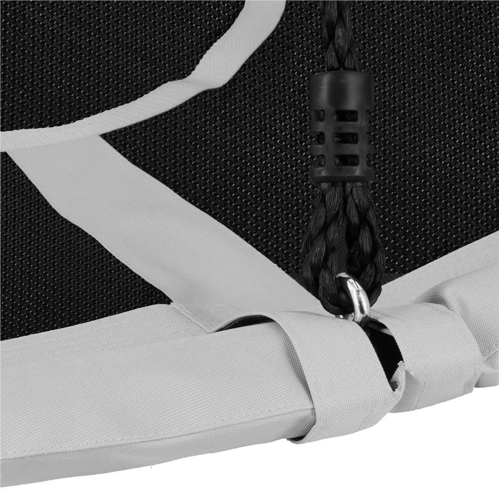 Leagan tip cuib Sersimo NS23, diametru 110cm, inaltime reglabila, pentru exterior, sarcina 150 kg, gri