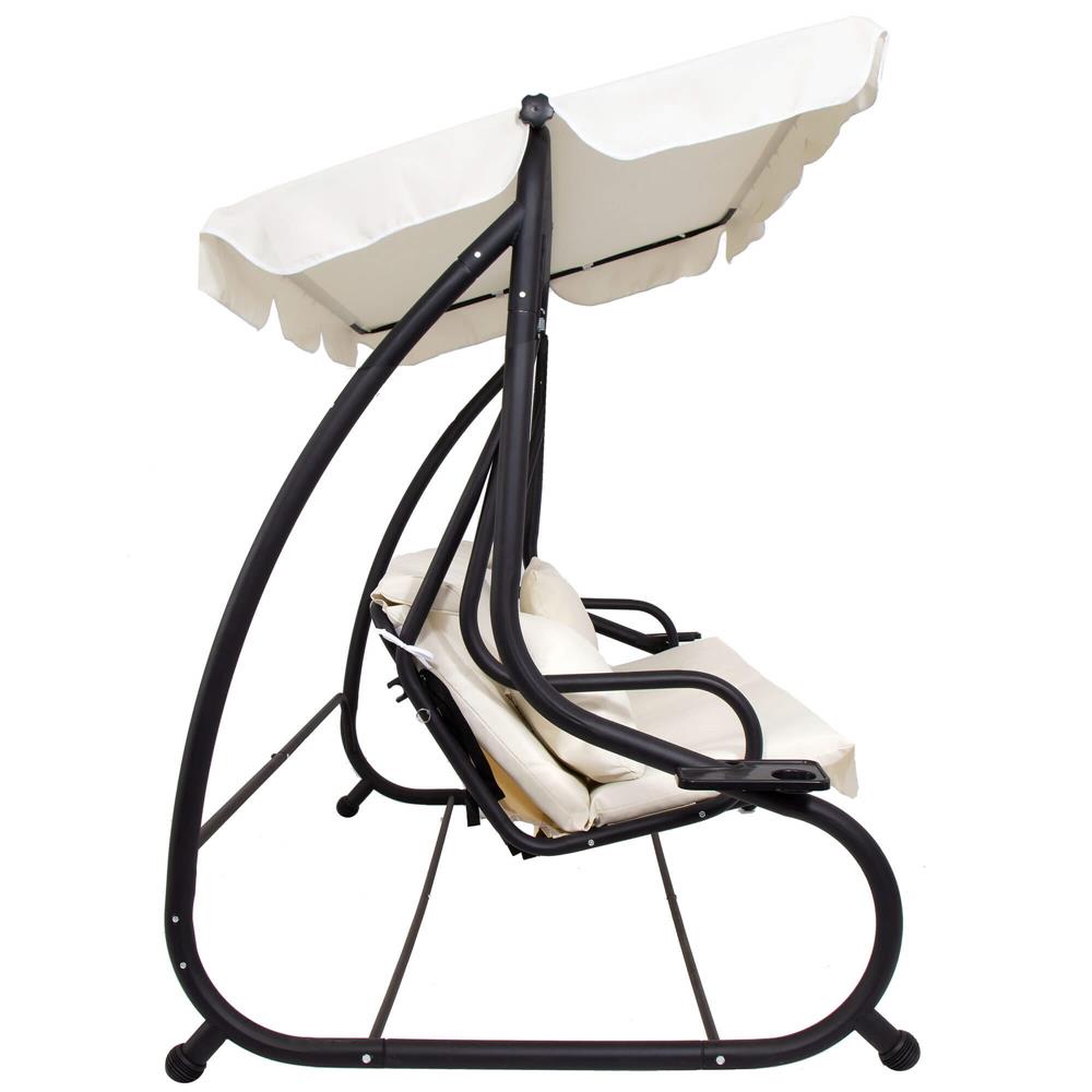 Balansoar leagan pat 4 persoane Sersimo Tenerife, cu plasa anti-insecte, sarcina 320kg