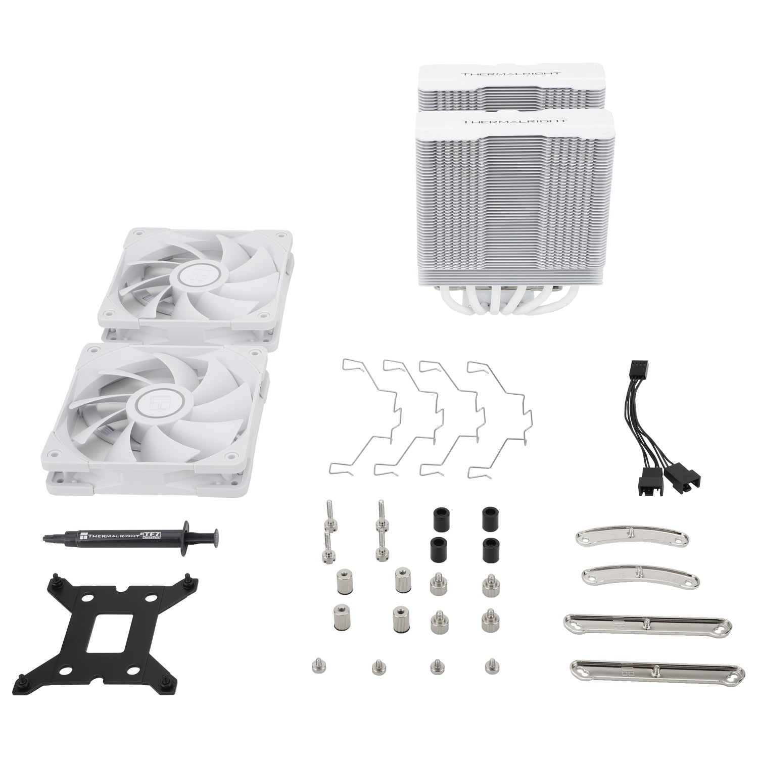 COOLER Thermalright "Peerless Assassin 120 White" dual tower ,skt. Intel si AMD, racire cu aer, vent. 2 x 120mm, 1550 rpm, 6 heatpipes, inaltime 157mm, ,"Peerless Assassin 120 White"