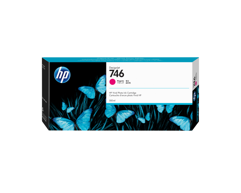 Cartus cerneala HP Magenta Nr.746 P2V78A 300Ml Original HP DesignJet Z6, Z9.