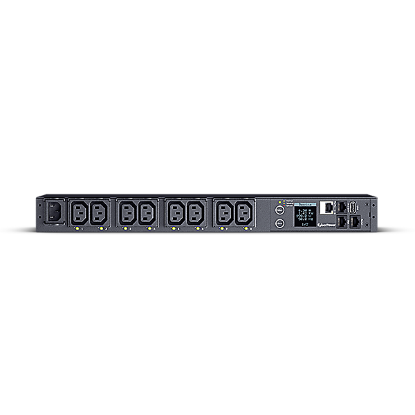 PDU CYBER POWER 1U pt. rack 19 inch, 8 prize IEC, intrare IEC, max 12 A, sistem management, "PDU41004"