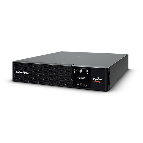 UPS CYBER POWER Line Int. cu Sinusoida Pura,3000VA/3000W,AVR,8xIEC,LCD,4x 12V/9Ah,Backup 2.3-7min,incarc.6h,USB,2xRS232,RJ45,GreenP,seria PR,rack 2U "PR3000ERT2U"