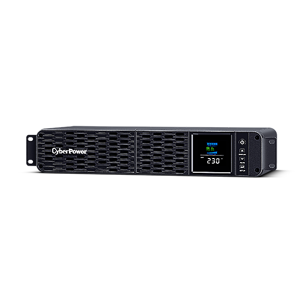 UPS CYBER POWER Line Int. cu Sinusoida Pura,rack 2U,1600VA/ 1000W AVR,8xIEC,LCD,2x 12V/9Ah,Backup 2-9min,incarc.8h,USB,RS232,RJ45,slot SNMP,GreenP,seria CP "CP1600EIPFCRM2U"