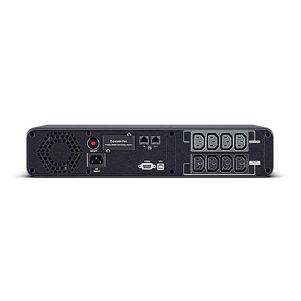 UPS CYBER POWER Line Int. cu Sinusoida Pura,rack 2U,2000VA/ 1200W AVR,8xIEC,LCD,2x 12V/9Ah,Backup 2-9min,incarc.8h,USB,RS232,RJ45,slot SNMP,GreenP,seria CP "CP2000EIPFCRM2U"