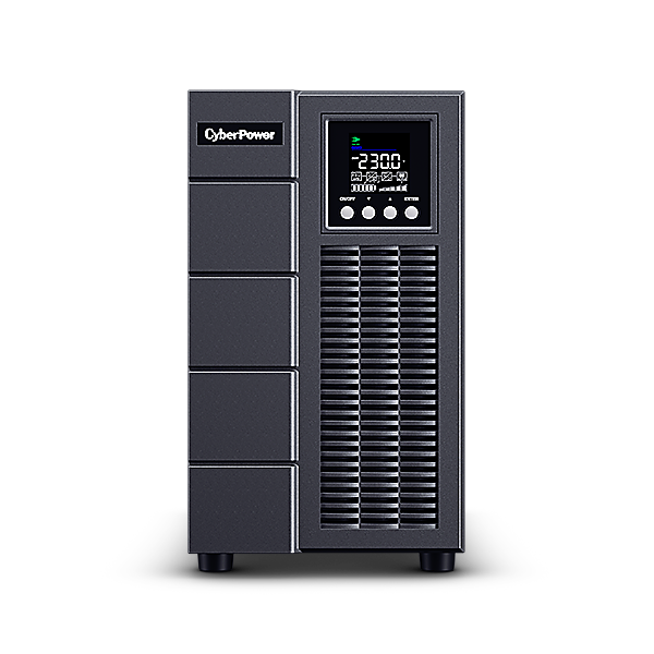 UPS Cyber Power Online dubla conversie cu sin. pura, cu management, Tower, LCD, 3000VA/2700W, 4x Schuko, 2x IEC, baterie 6x