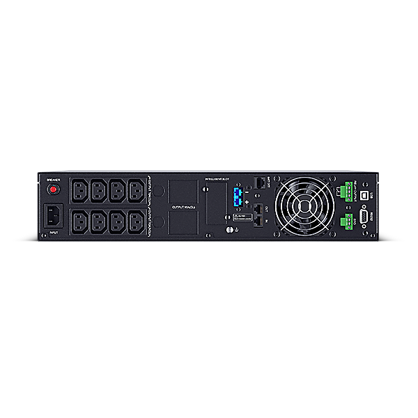 UPS CYBER POWER Online dubla conversie cu Sinusoida Pura, rack 2U, 1000VA/900W Rack/Tower 2U, 8x IEC C13 1x IEC C19, "OLS1000ERT2UA"