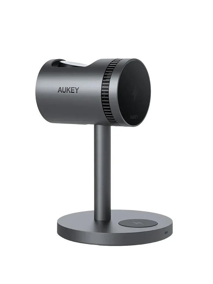Statie de incarcare wireless Aukey, LC-MC311, 15W, fast charge, 1 x USB-C, negru, "LLTSEUN1049280" - 689323787418