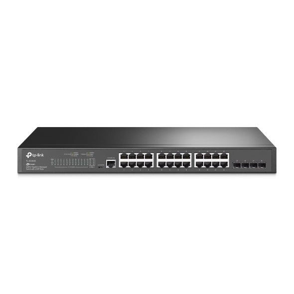 Switch TP-Link, "TL-SG3428" cu management L2, 24 Porturi Gigabit, 4 x SFP Gigabit "SG3428"