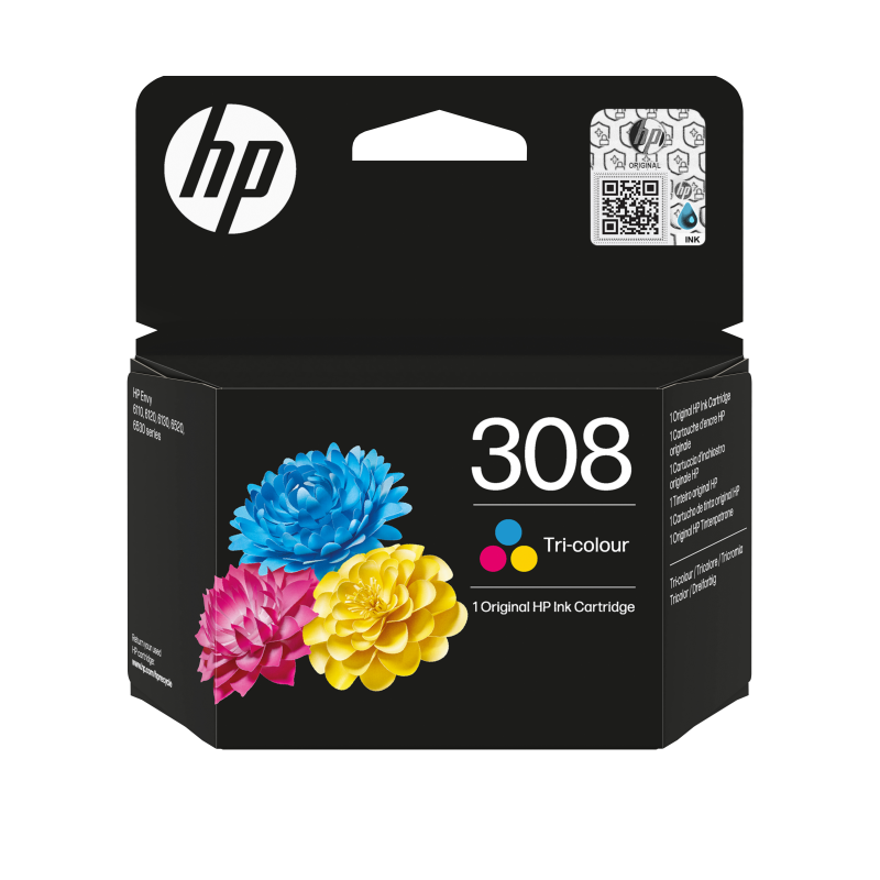 HP 308 Tri-color Original ink cartridge (Cartus HP 308 Tri-color Original)