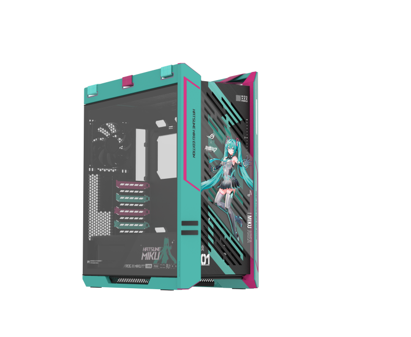 Carcasa ASUS Rog Strix Helios Hatsune Mi (Carcasa ASUS Rog Strix Helios Ii Hatsune Miku Edition)