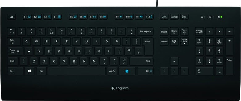 TASTATURA LOGITECH USB, black, "K280E" "920-005217"
