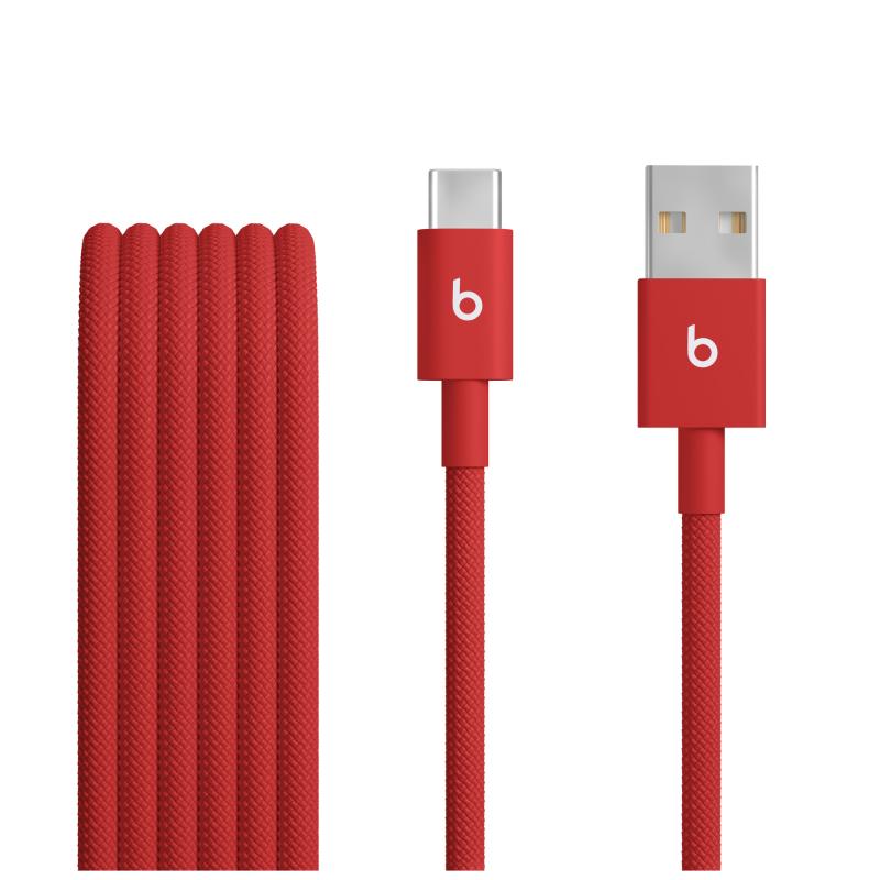 Beats USB-C To USB-A 1.5 M Rd (Beats USB-A to USB-C Woven Cable (1.5 m) - Rapid Red)