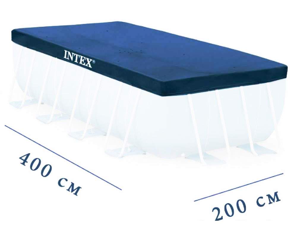 Prelata Intex pentru piscina cu cadru metalic, 400x200cm