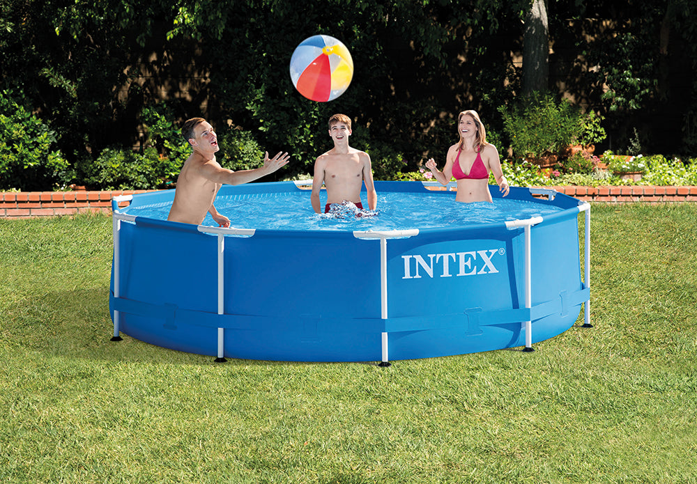 Piscina cadru metalic Intex, 305x76 cm, 4500 litri, rotunda