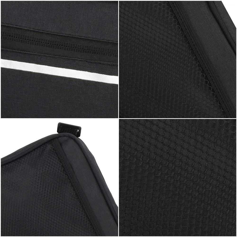 Geanta bicicleta impermeabila, cu buzunar pentru telefon, 30x21x5cm, negru
