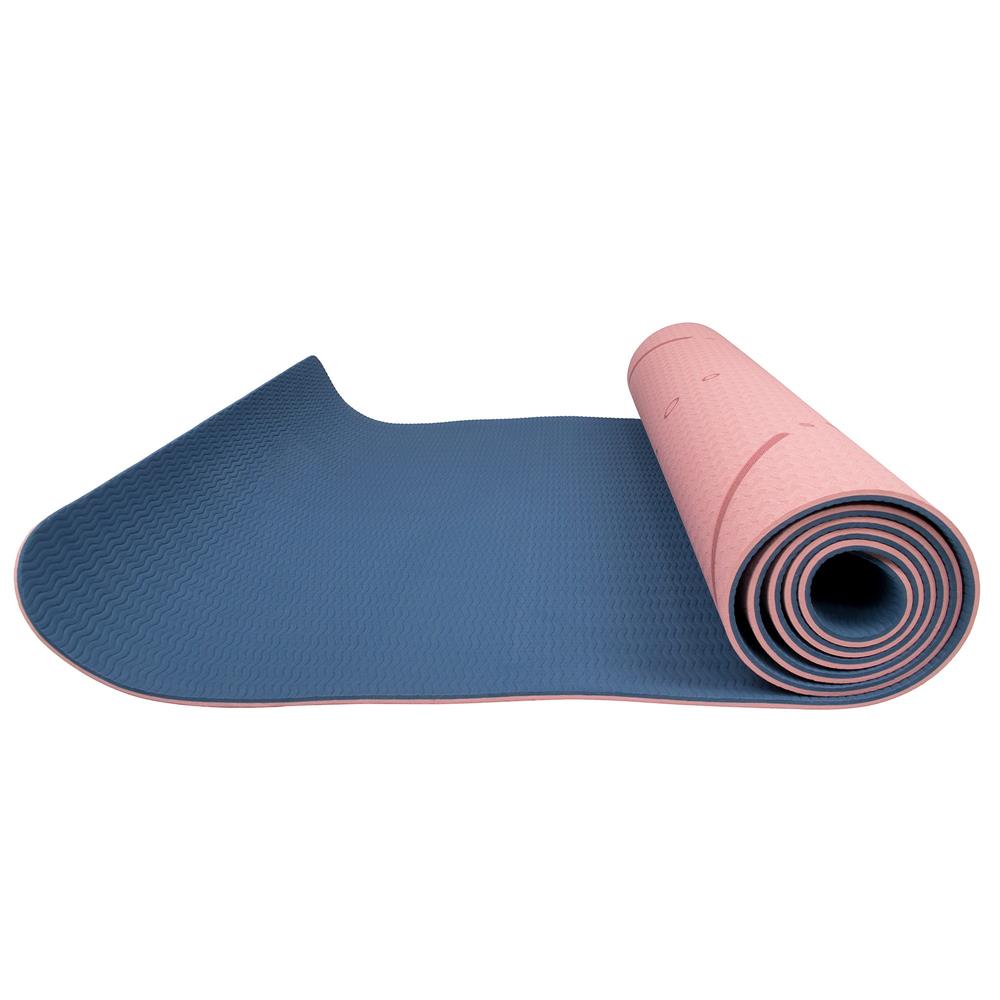 Saltea pentru antrenament, yoga, fitness, aerobic, pilates, exercitii la sol, 183x61cm, roz