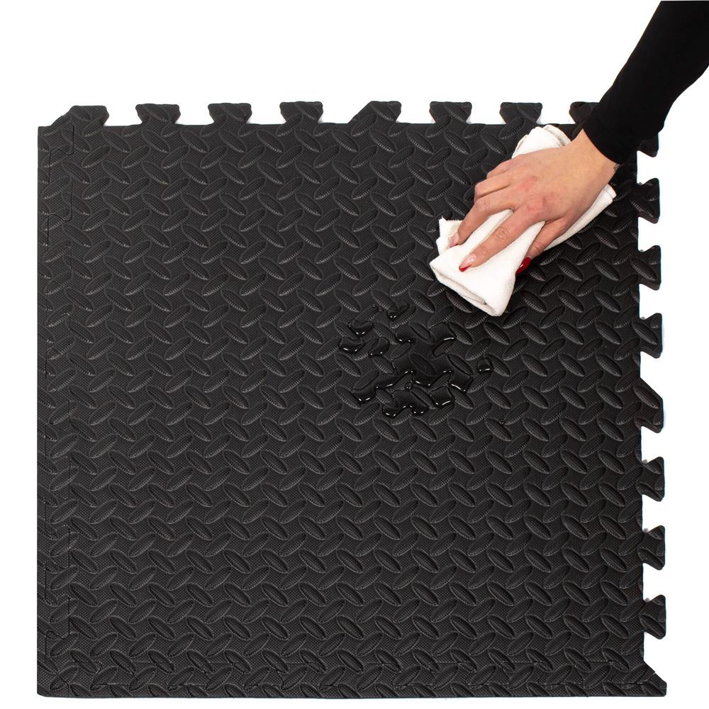 Set covoras de protectie saltea de antrenament, tip puzzle, 6 bucati de 60x60cm, 12mm