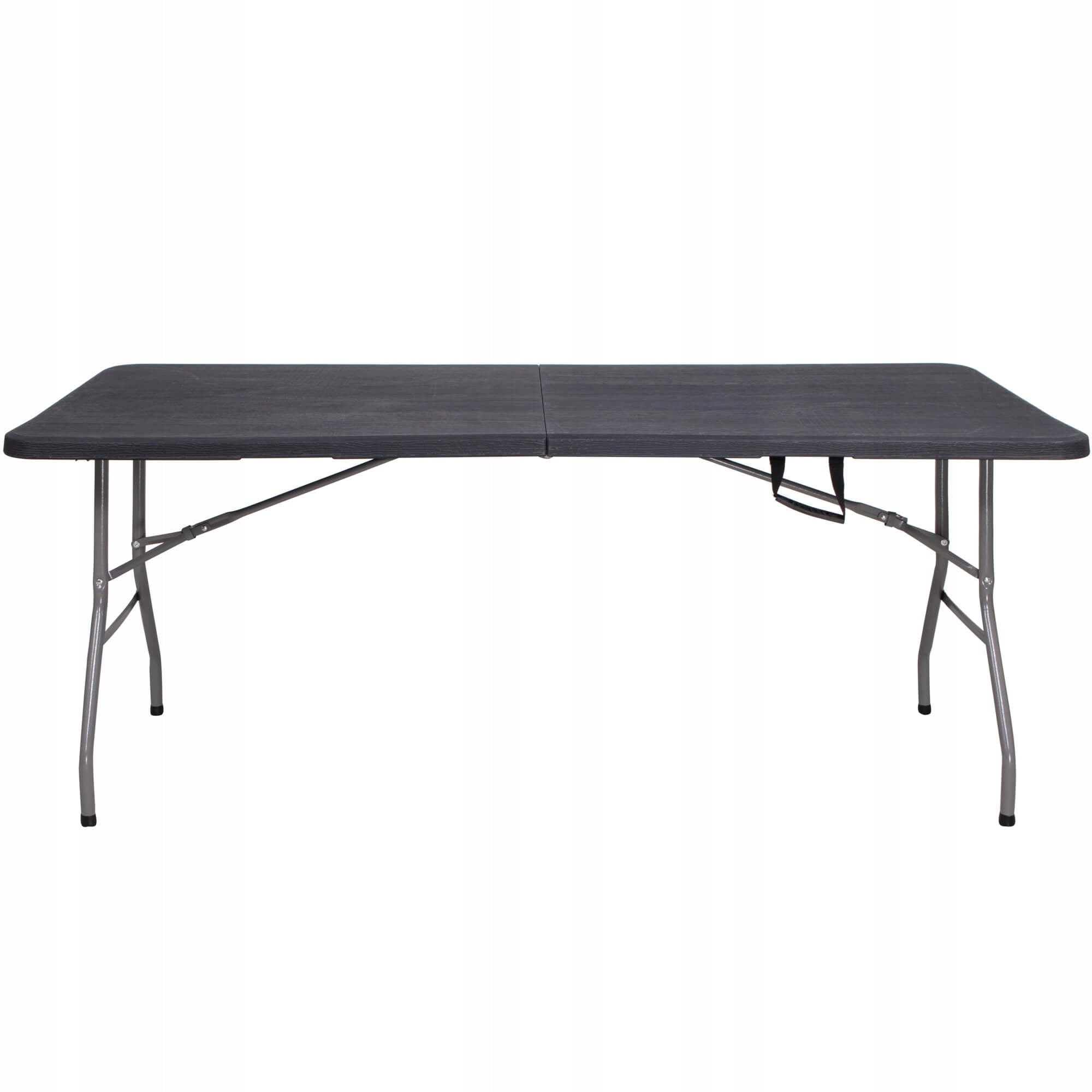 Masa dreptunghiulara pliabila multifunctionala, 1.8 m x 0.75 m x 0.75 m, neagra