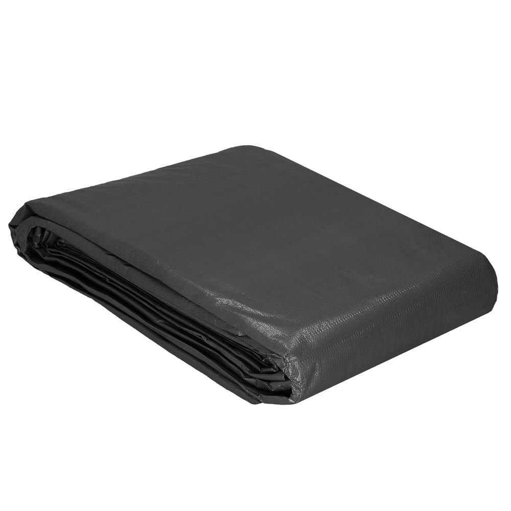 Prelata din polietilena impermeabila laminata, 210g/m2, 2x3m, negru