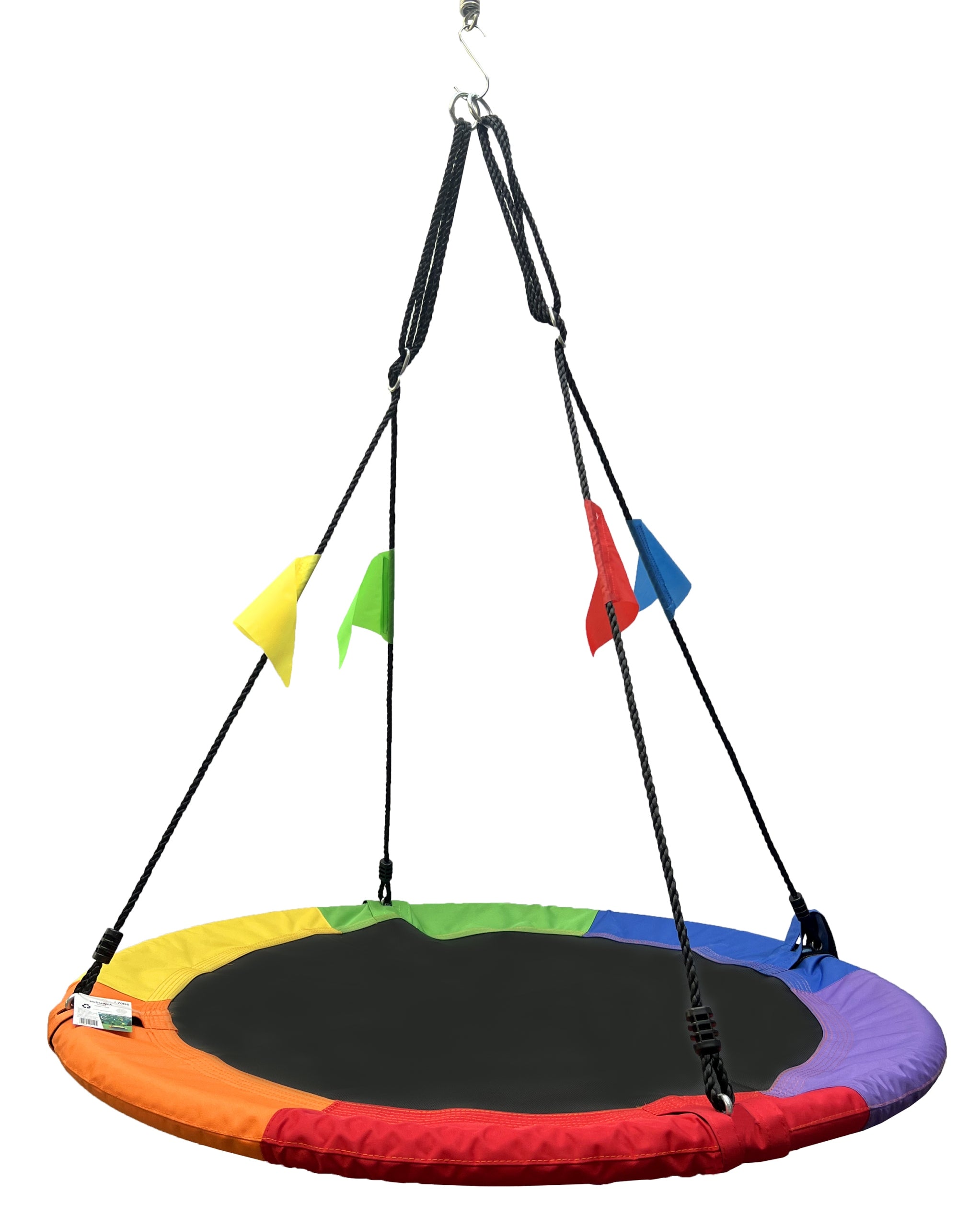 Leagan tip cuib reglabil pe inaltime, 120cm, 150kg, multicolor