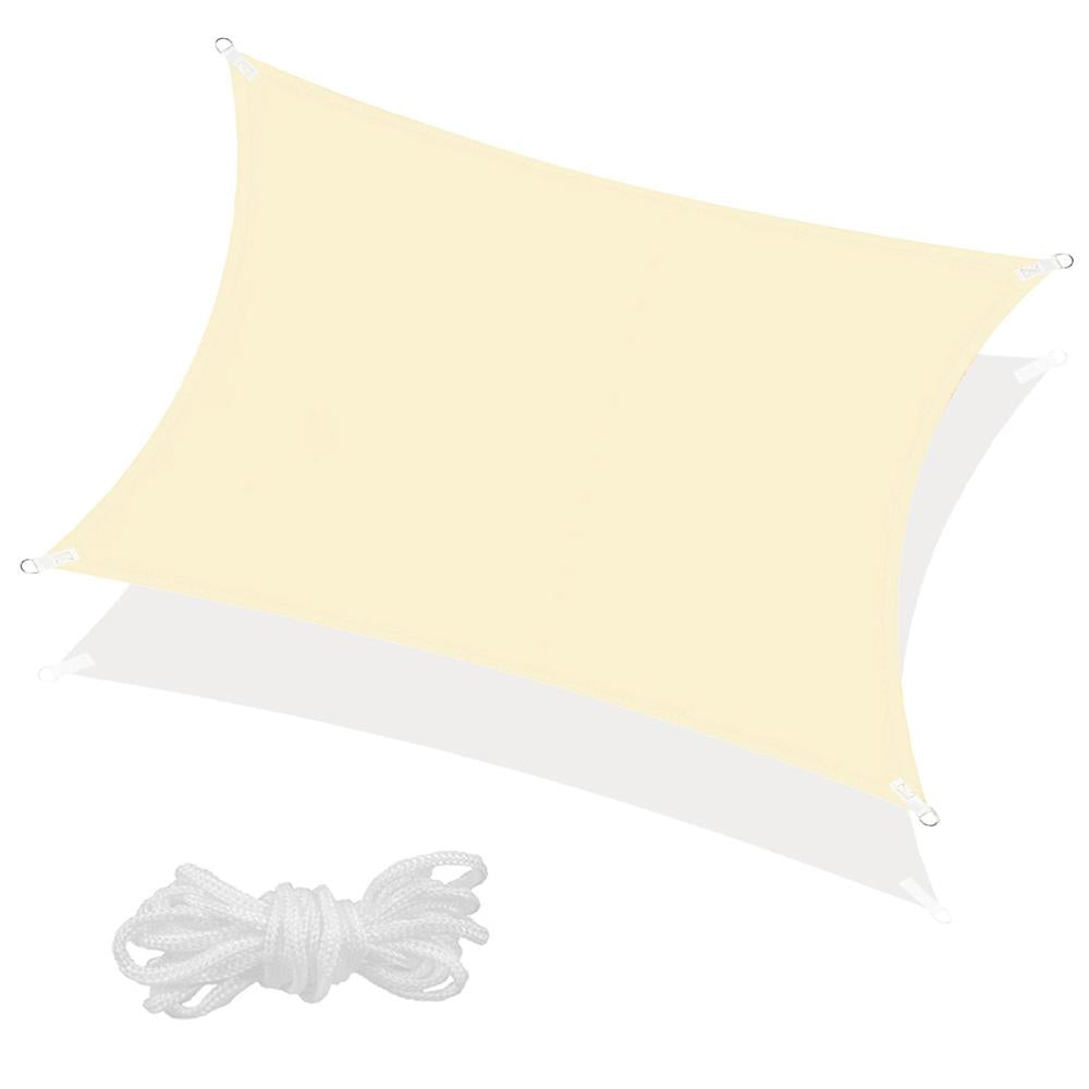 Copertina prelata de soare Sersimo SN136, dreptunghiulara, impermeabila cu protectie UV, 4x2m, ecru