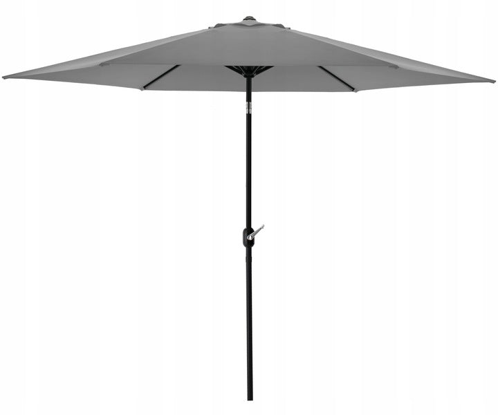 Umbrela terasa gradina, cu inclinare si husa, 300cm, Gri - 2