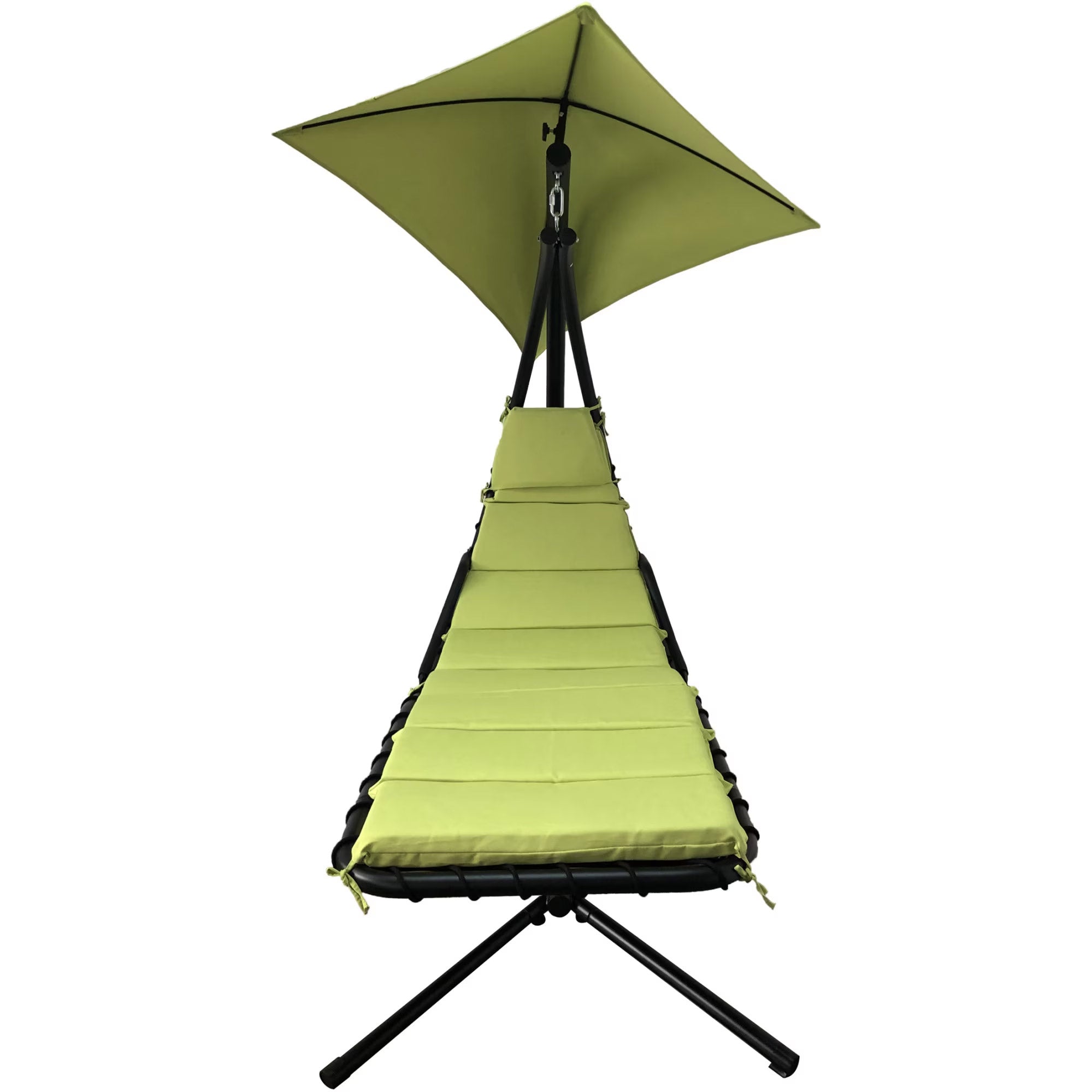 Leagan balansoar pentru gradina sau balcon, Bora Bora, 190x100x220 cm, verde