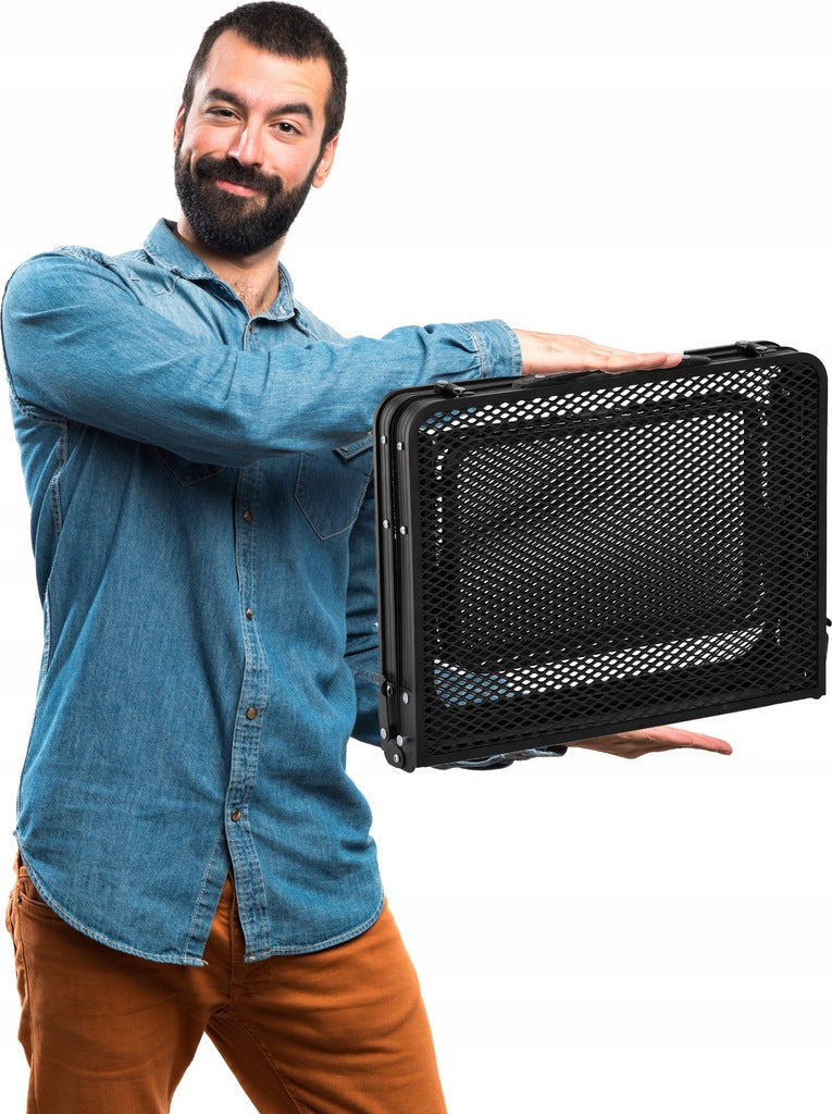 Masa pliabila metalica pentru gradina, plaja sau picnic, 60x42x30cm