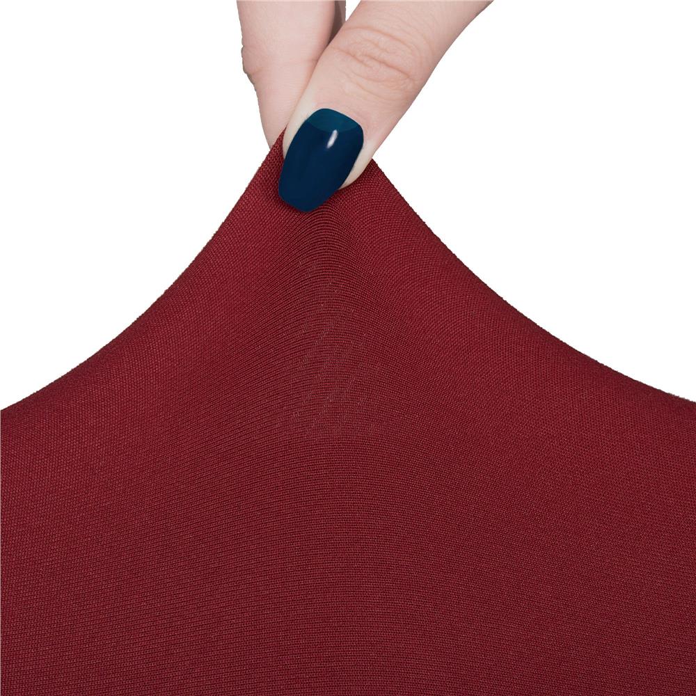 Husa universala pentru scaun, marime universala, poliester si spandex, 45 x 60 cm, grena