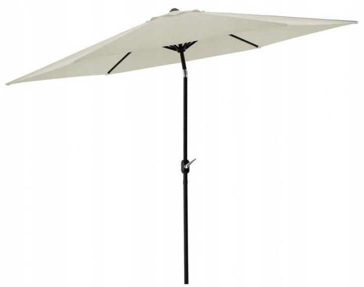 Umbrela terasa gradina, cu inclinare si husa, 300cm, Bej
