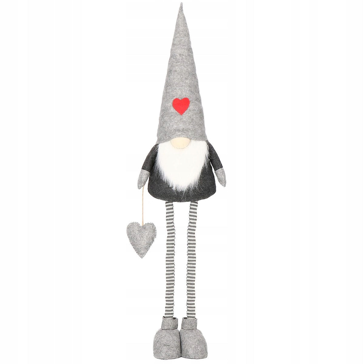 Figurina Craciun, Spiridus, picioare telescopice, inaltime extensibila 82-130cm