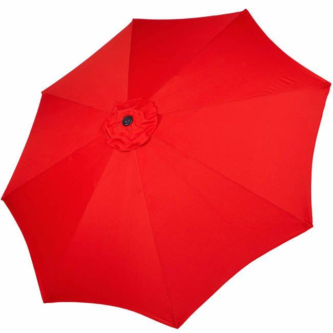 Umbrela terasa gradina, cu manivela si inclinare, GU18E, diametru 300cm, Rosu