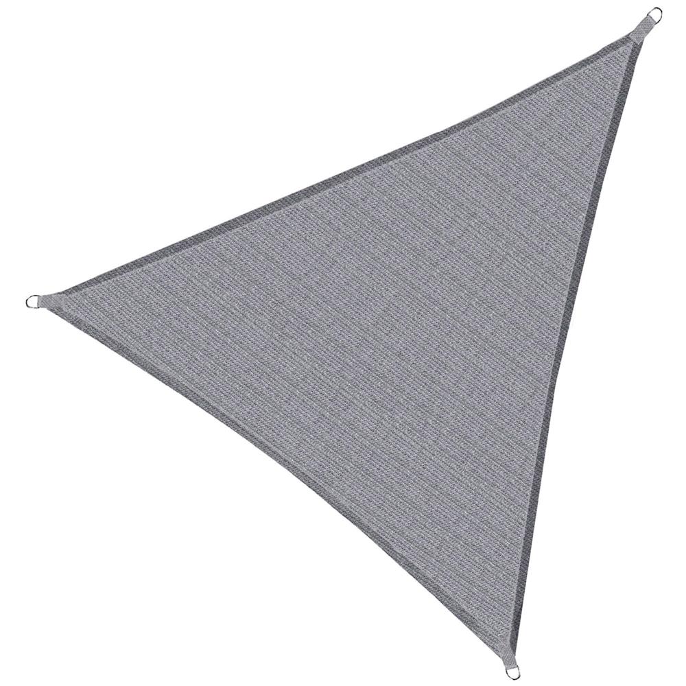 Copertina prelata de soare, triunghiulara, impermeabila cu protectie UV, 3x3x3m, gri