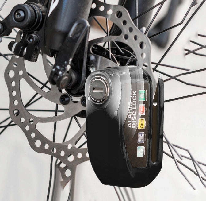 Antifurt cu alarma pentru disc frana bicicleta, impermeabil, sonor puternic 110 db