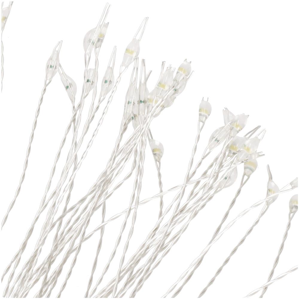 (DL) Instalatie lumina decorativa STAR cu 100 LED-uri, diametru 40cm, telecomanda, iluminare alba