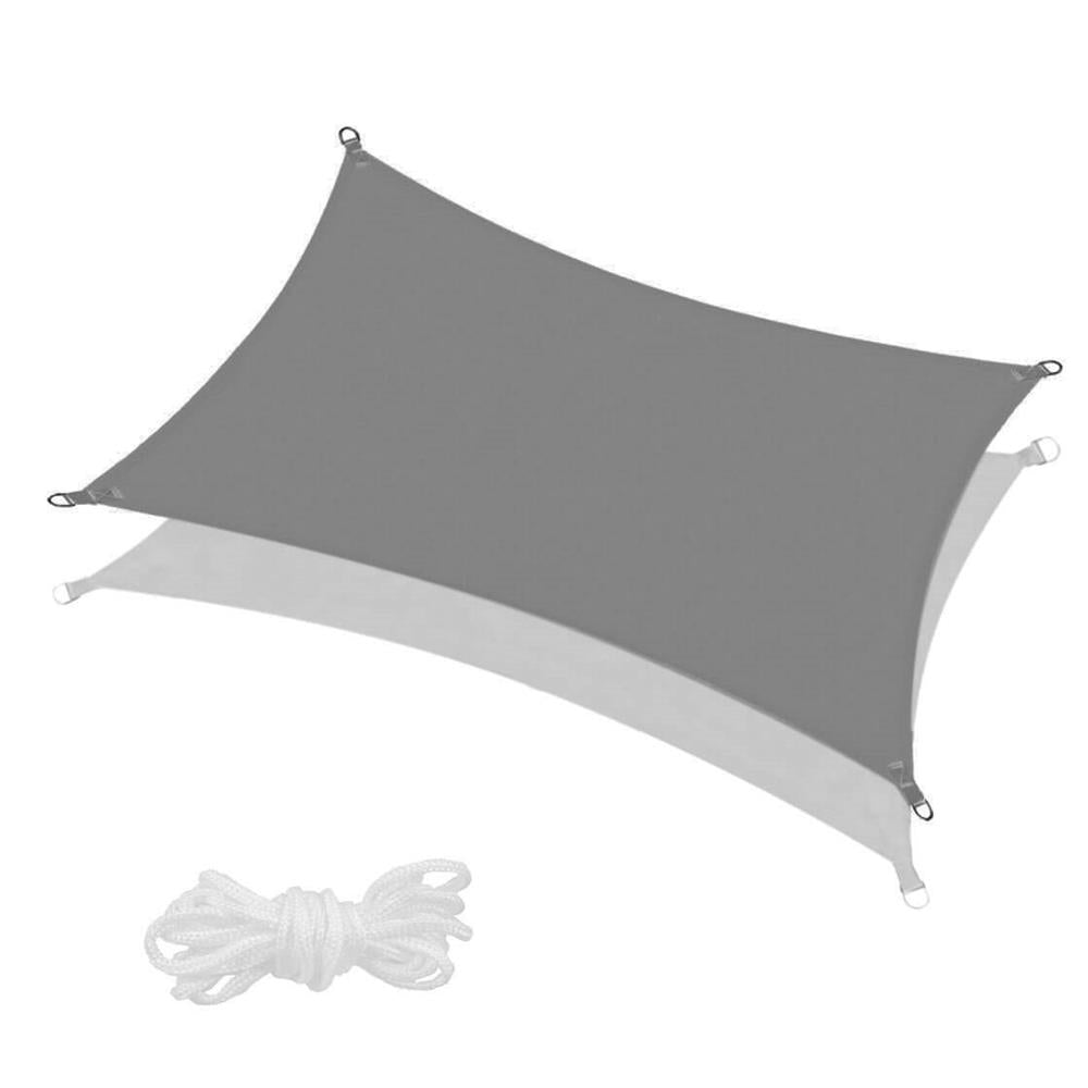 Copertina prelata de soare Sersimo SN152, dreptunghiulara, impermeabila cu protectie UV, 4x3m, gri inchis