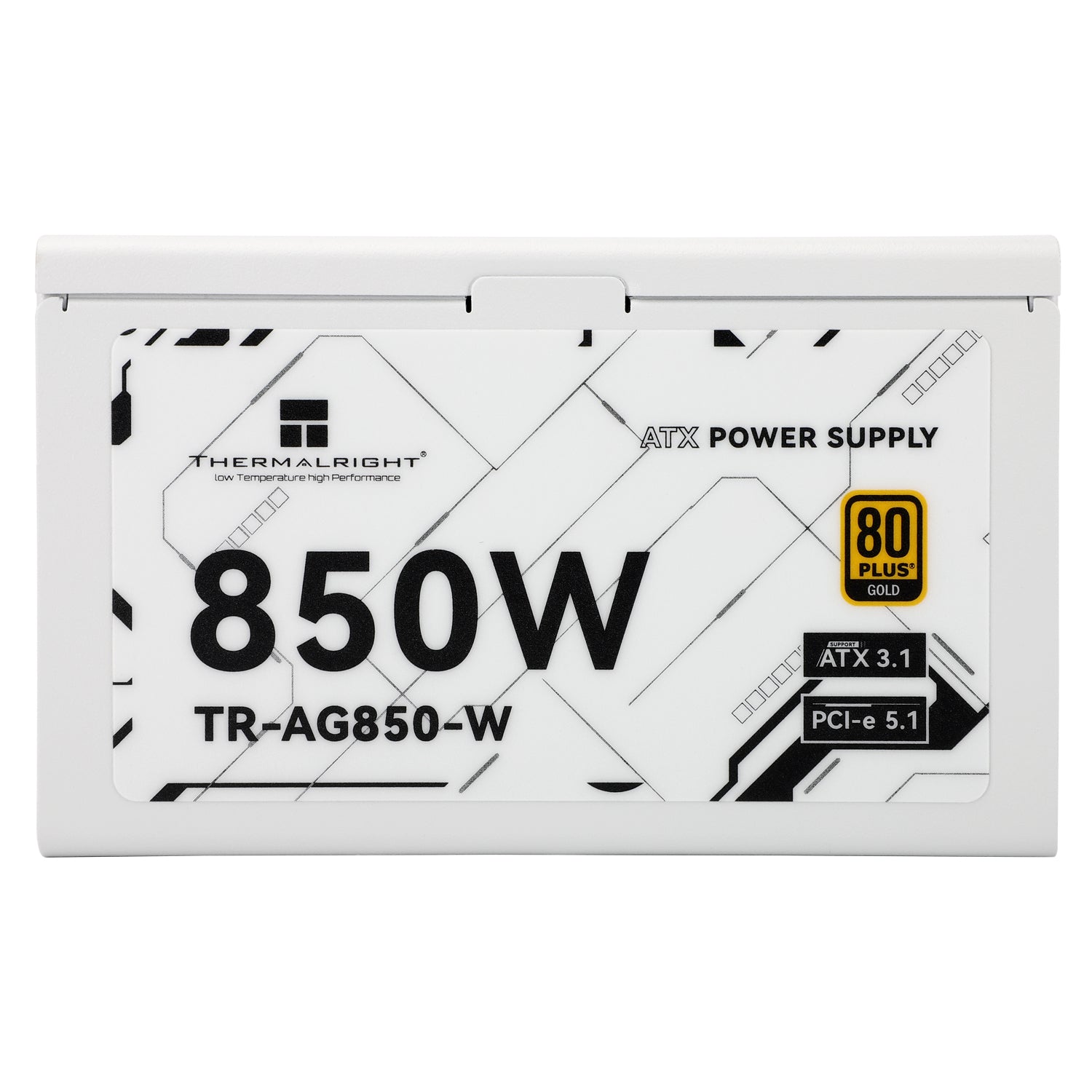 SURSA Thermalright "TR-AG 850", 850W, certificare 80 Plus Gold, modular, fan 120mm, alb, "TR-AG 850-W"