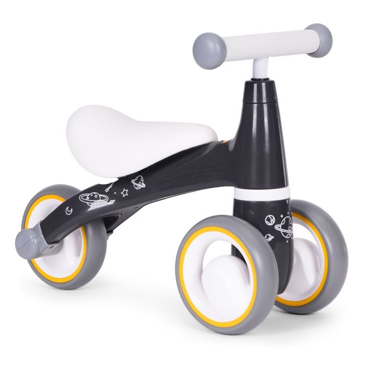 Mini bicicleta fara pedale, triciclu copii cu roti EVA, 50x22x39 cm, negru