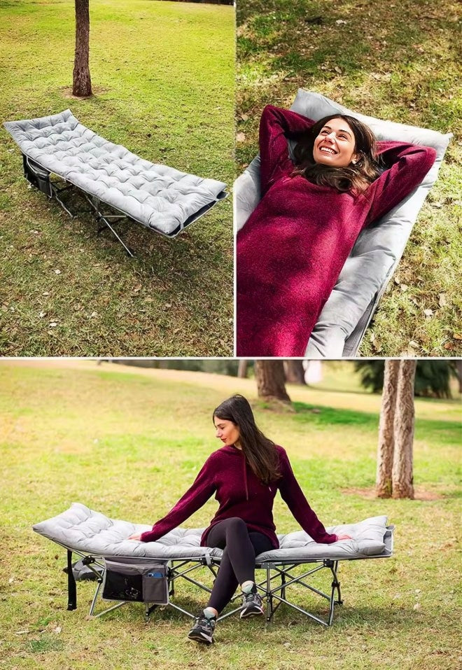 Perna sezlong 145x52 cm, impermeabila, cu snururi de prindere, textil rezistent, gri