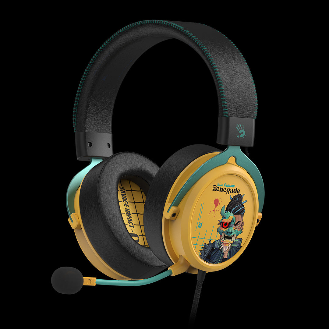 Casti gaming Bloody Gaming-Specific Sound Quality USB Renegade Sunset "M595 Renegade Sunset"(timbru verde 0.8 lei) 4711421 000277