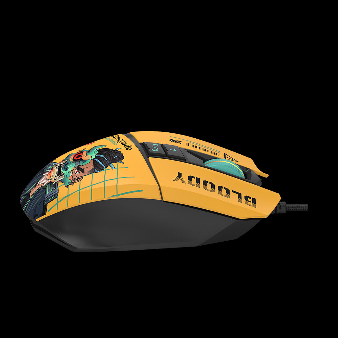 Mouse A4Tech, gaming, Bloody RGB Animation Backlit USB Renegade Sunset, "W63Max Renegade Sunset", 4711421 000529