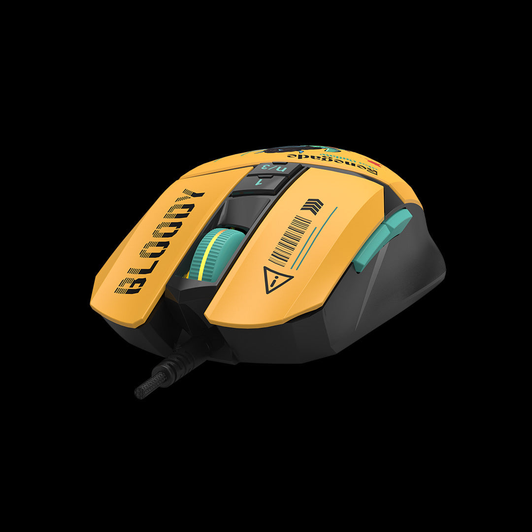 Mouse A4Tech, gaming, Bloody RGB Animation Backlit USB Renegade Sunset, "W63Max Renegade Sunset", 4711421 000529