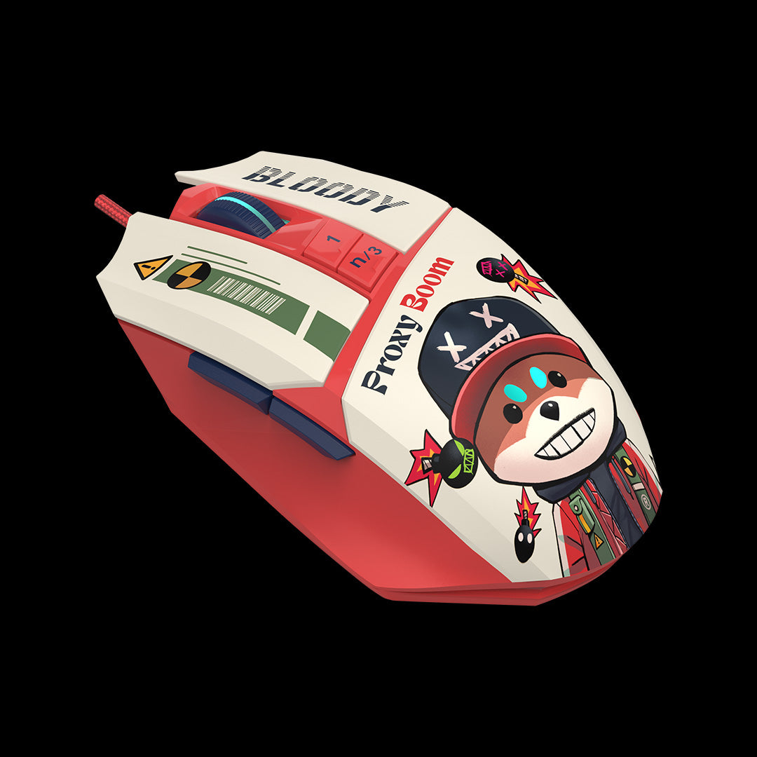 Mouse A4Tech, gaming, Bloody RGB Animation Backlit USB Proxy Boom, "W63Max Proxy Boom", 4711421 000543