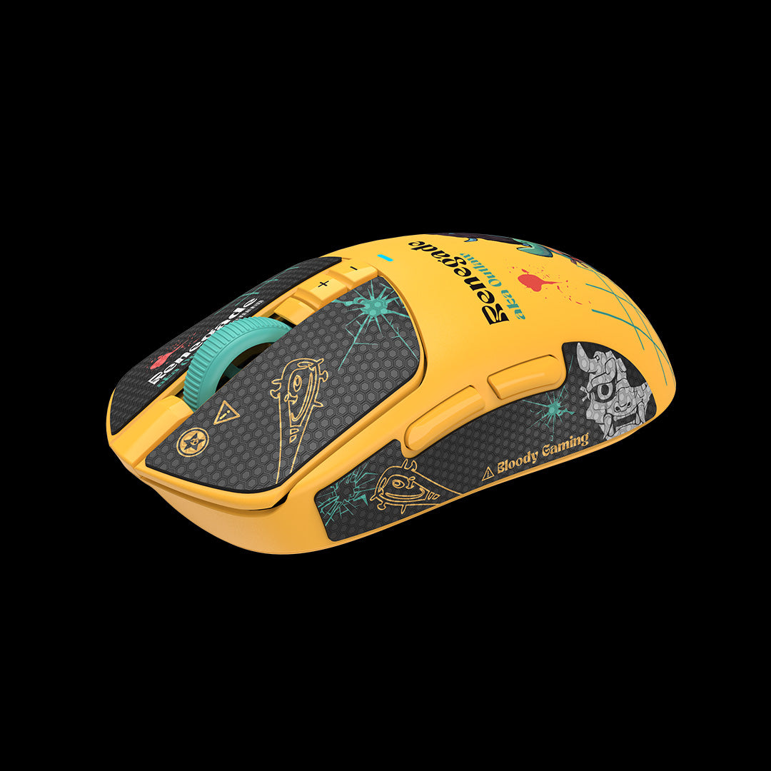 Mouse A4Tech, gaming, BLOODY WAVELINK FULL SPEED,DUAL MODE WIRELESS USB RENEGADE SUNSET TYPE-C , "R72Ultra RENEGADE SUNSET", 4711421 001267