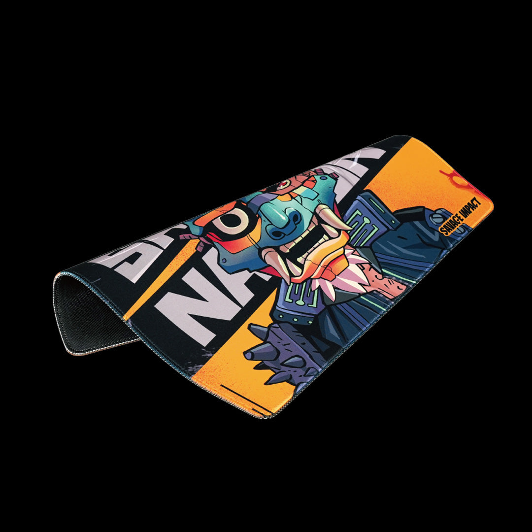MousePAD A4TECH - gaming, Bloody "SI-45" Renegade Sunset, cauciuc si material textil, 450 x 400 x 4 mm, imagine, "SI-45 Renegade Sunset" 4711421 000772