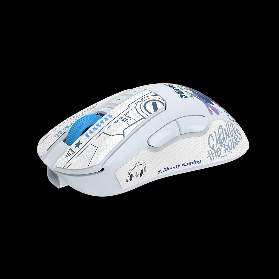 Mouse A4Tech, gaming, Bloody WaveLink Full Speed Dual Mode Wireless Nyx Mirage, "R73Pro Nyx Mirage", 4711421 002264